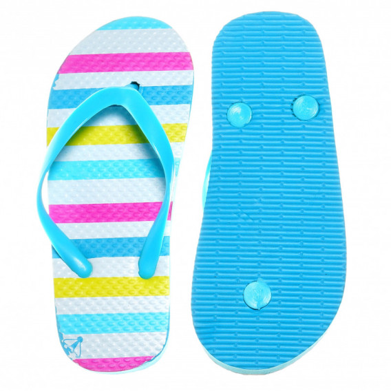 Flip-Flops cu dungi colorate Wanabee 63011 3