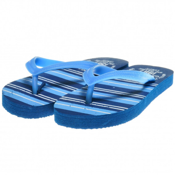 Flip-flops pentru băieți cu dungi albastre  Quiksilver 63063 