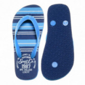 Flip-flops pentru băieți cu dungi albastre  Quiksilver 63065 3