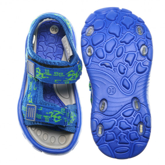 Sandale pentru călătorii, de culoare albastră, pentru băieți  63089 3