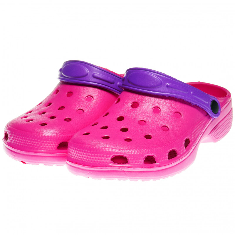 Papuci cu 2 berete, roz și violet  63105