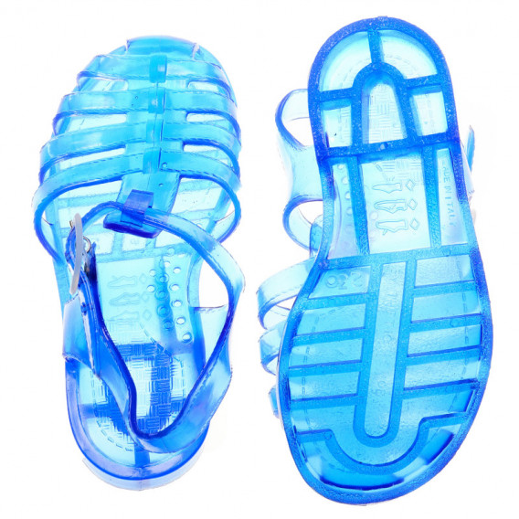 Sandale clasice din silicon pentru fete, albastru Athlitech 63119 3