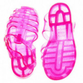 Sandale clasice din silicon pentru fete, roz Athlitech 63122 3