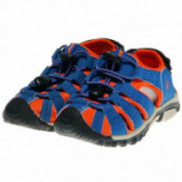 Sandale pentru drumeție, albastru cu roșu Wanabee 63126 