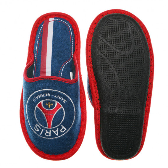 Papuci de casă cu temă de fotbal și detalii roșii Paris Saint - Germain 63152 3