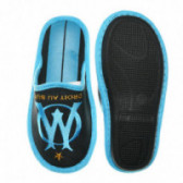 Papuci de casă cu temă de spectacol, negru cu albastru Olympique de Marseille 63158 3