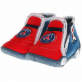 Papuci de casă în formă de mașină pentru băieți, albastru Paris Saint - Germain 63165 