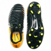 Pantofi de fotbal pentru băieți, pe negru și galben  NIKE 63188 3