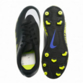 Pantofi de fotbal pentru băieți pe negru și galben cu efect crăpat NIKE 63194 3
