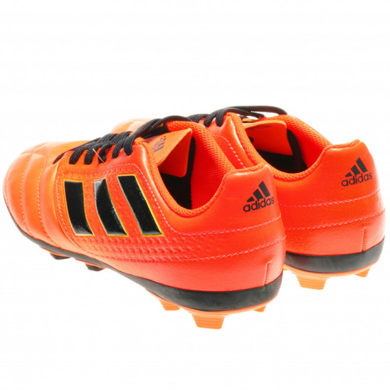 Pantofi de fotbal căptușiți pentru băieți, în portocaliu Adidas 63244 2