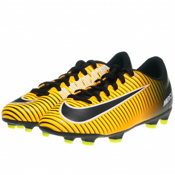 Pantofi de fotbal Mercurial cu dungi galbene și negre NIKE 63249 