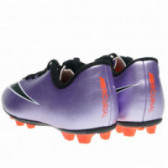 Pantofi de fotbal violet lucioși, cu accente portocalii NIKE 63313 2