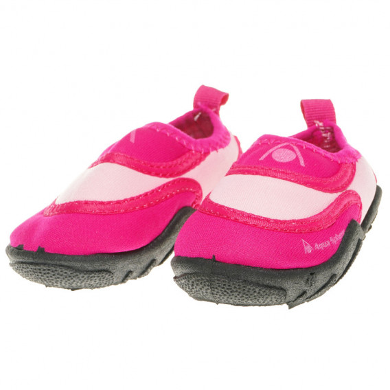 Pantofi roz, de vară în două tonuri pentru băieți cu talpă neagră Aqua Sphere 63360 