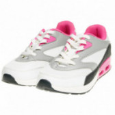 Pantofi sport de fete cu talpa înaltă în trei culori Athlitech 63405 