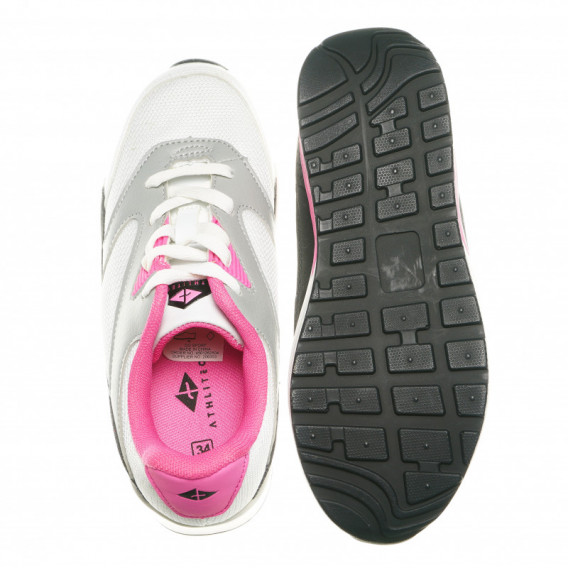 Pantofi sport de fete cu talpa înaltă în trei culori Athlitech 63407 3