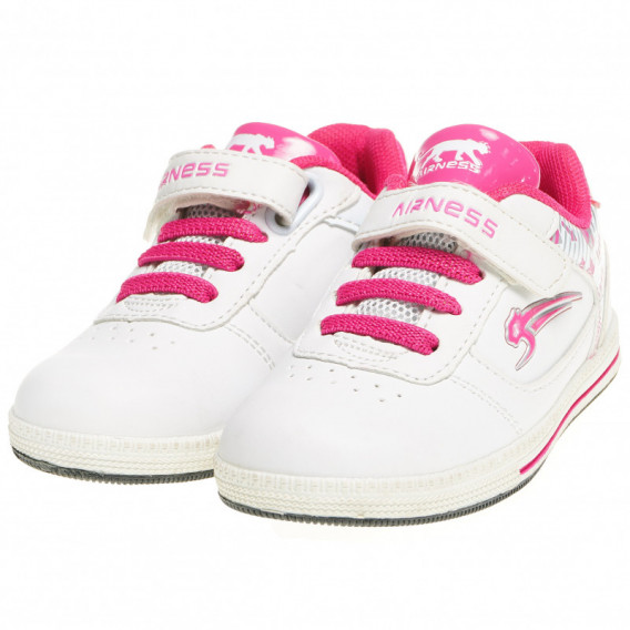 Adidași pentru fete cu decor roz Airness 63465 