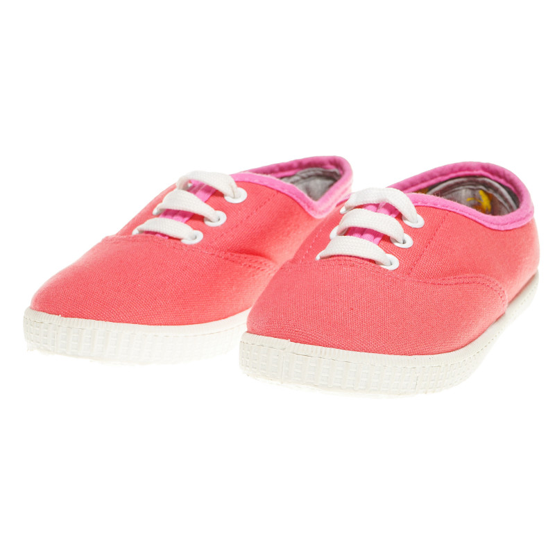 Pantofi casual pentru femei culoarea coral  63489