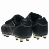 Pantofi negri de fotbal pentru băieți 1er PRIX 63502 2