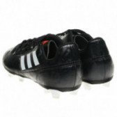 Pantofi de fotbal alb și negru pentru băieți Adidas 63505 2