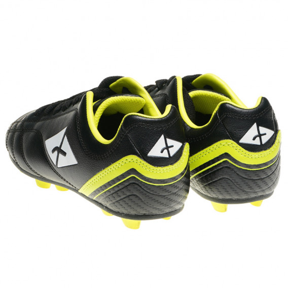 Pantofi de fotbal pentru băieți cu detalii galben-verde Athlitech 63513 