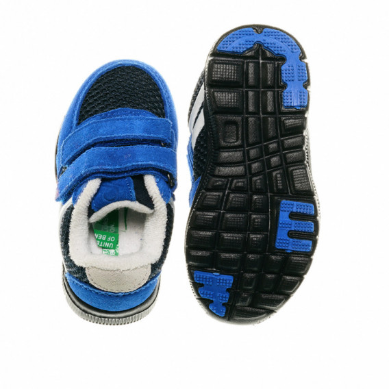 Pantofi de alergare Baby Boy, albastru Benetton 63695 3