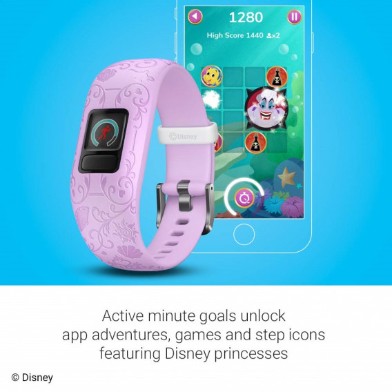 Brățară de fitness - Tracker activat pentru fete, roz Garmin 63911 2