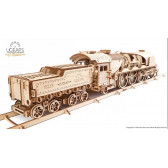 Puzzle mecanic 3D, Locomotivă Ugears 63966 10