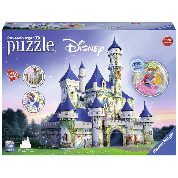 Puzzle 3D castel Disney Disney 63986 3