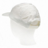 Șapcă de bumbac cu cozoroc și fermoar reglabil, alb unisex Up 2 glide 65003 2