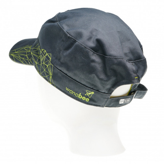 Șapcă din bumbac cu cozoroc și fixare Velcro reglabilă pentru băieți Wanabee 65011 2