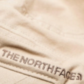Șapcă de bumbac cu cozoroc de culoare bej, unisex The North Face 65057 3