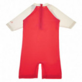 Costum de baie roșu, cu imprimeu stea, pentru o fete Wanabee 65197 2