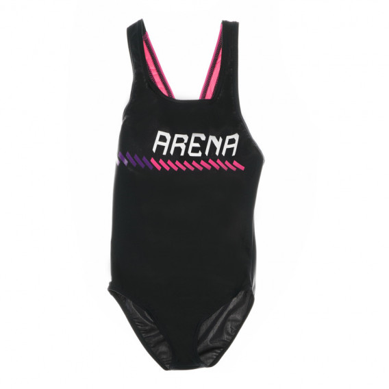 Costum de baie cu curele roz pentru fete Arena 65543 