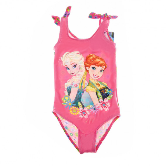 Costum de baie cu imprimeu de Elsa și Anna pentru fete Disney 65600 