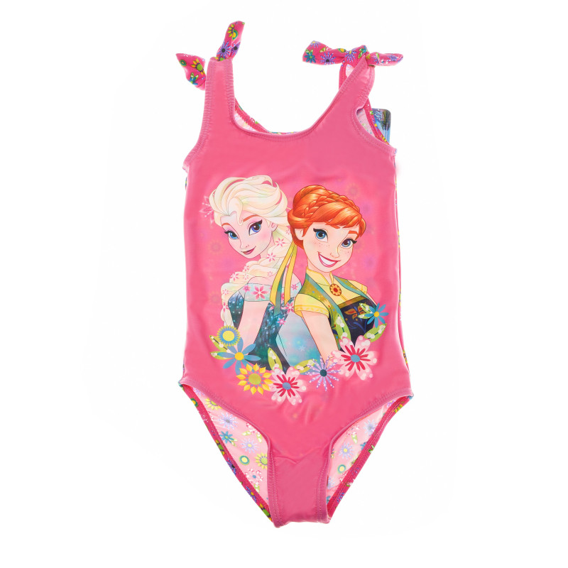 Costum de baie cu imprimeu de Elsa și Anna pentru fete  65600