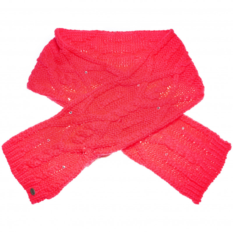Eșarfă tricotată pentru fete Roxy, roz  66310