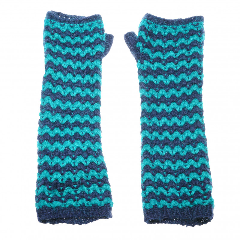 Mănuși tricotate fără degete pentru fete  66334