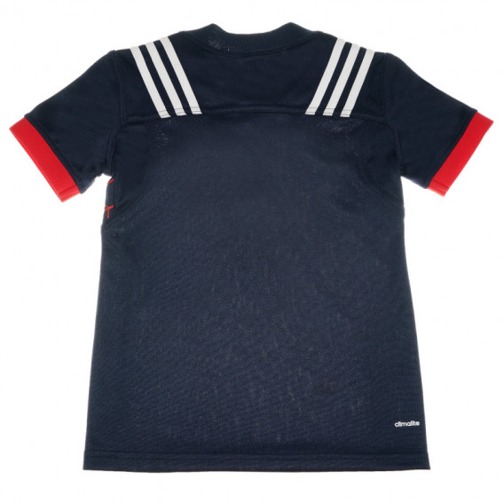 Tricou sport de marcă cu emblemă FFR pentru băieți Adidas 66540 2