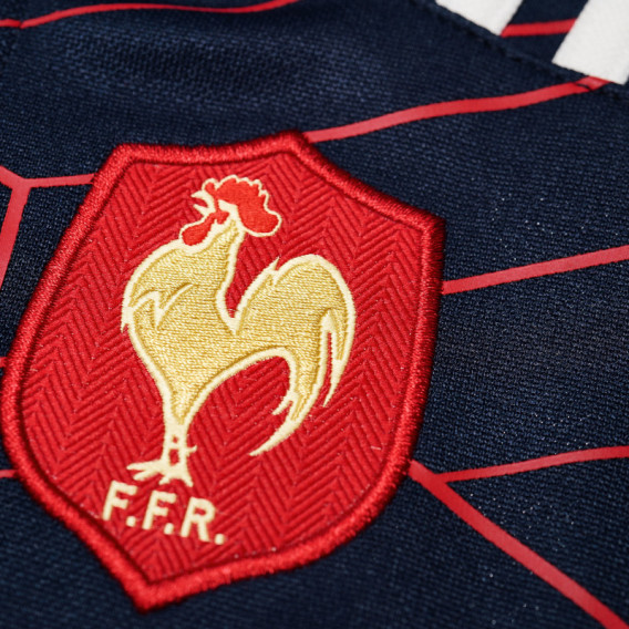Tricou sport de marcă cu emblemă FFR pentru băieți Adidas 66544 4