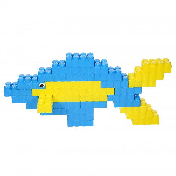 Joc de construit cu pește și țestoasă din 96 piese Game Movil 66704 5