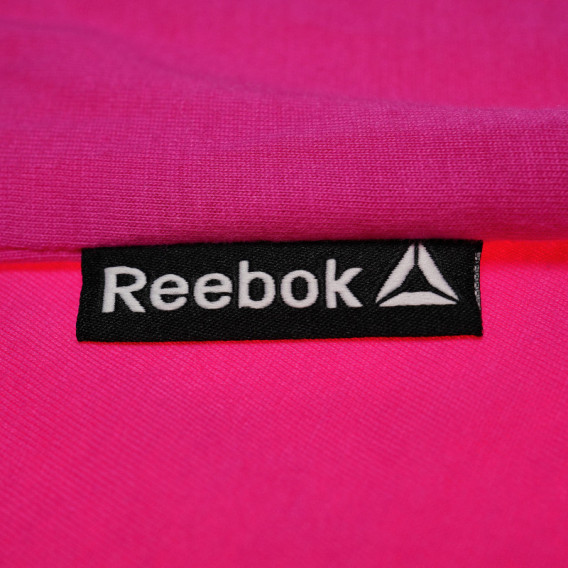 Tricou fără mâneci din bumbac pentru fete, cu imprimeu de logo Reebok 66814 4