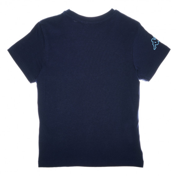 Bluză din bumbac cu logo albastru pentru băieți KAPPA 67174 2