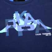 Bluză din bumbac cu logo albastru pentru băieți KAPPA 67176 3