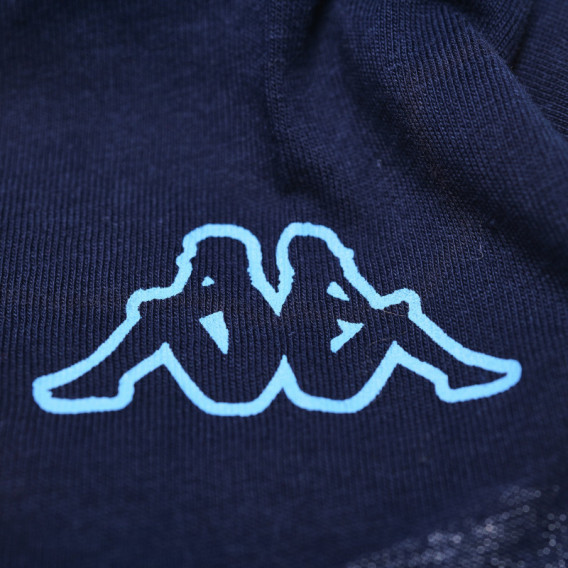 Bluză din bumbac cu logo albastru pentru băieți KAPPA 67179 4
