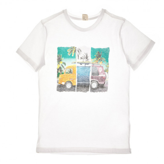 Tricou de vară pentru băieți cu imprimeu și mâneci scurte PROTEST 68089 