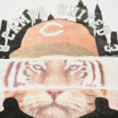 Tricou de bumbac pentru băieți cu imprimeu tigru Camps United 68118 3