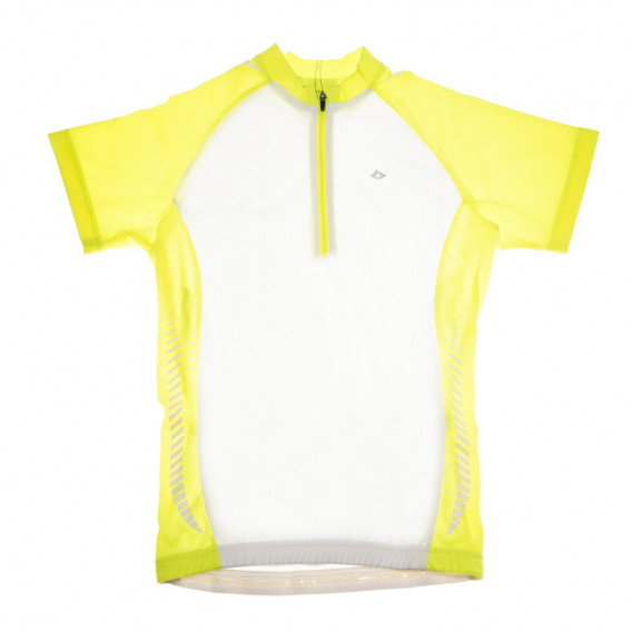 Tricou sport galben și alb pentru băieți Athlitech 68138 