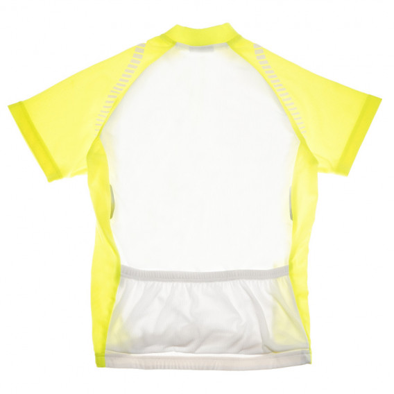 Tricou sport galben și alb pentru băieți Athlitech 68139 2