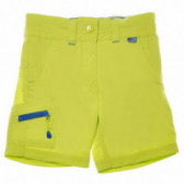 Pantaloni scurți pentru băieți, cu fermoar albastru și logo-ul mărcii Wanabee 68189 