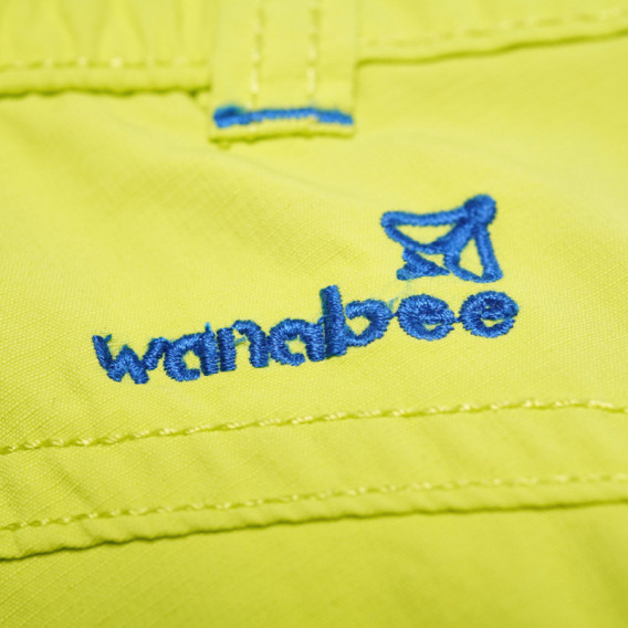 Pantaloni scurți pentru băieți, cu fermoar albastru și logo-ul mărcii Wanabee 68192 4